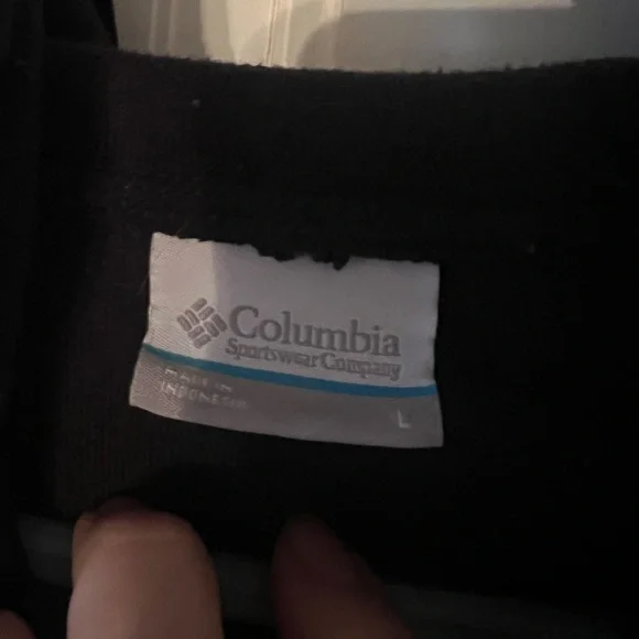 Columbia Black Fleece Jacket Size Large - Picture 4 of 11